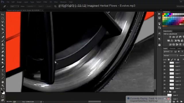 Ferrari Vector - Photoshop Speed Art смотреть онлайн