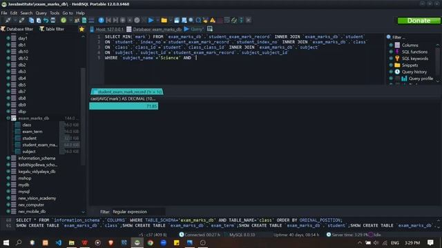 Task 29 | Use ROUND, MIN, AVG SQL Functions and INNER JOIN | Java Institute | Hiranya Semindi смотреть онлайн