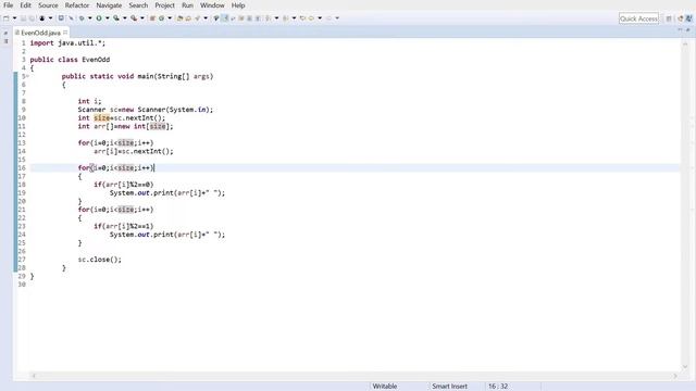 All the odd numbers of the list come after the even numbers | Wipro Coding Question | Odd After Eve смотреть онлайн