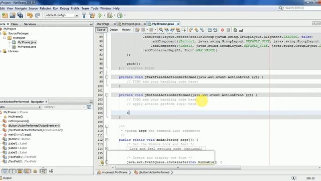 Create JAVA SWING Desktop program in JAVA NetBeans IDE Example смотреть онлайн
