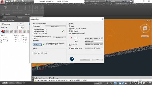 7. обучалка.Faro.As-Built.for.AutoCad Basic Analysis Tools PlanarAnalysis смотреть онлайн