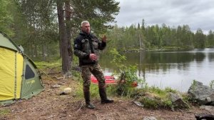 Три дня на таежном озере. Рыбалка в Карелии