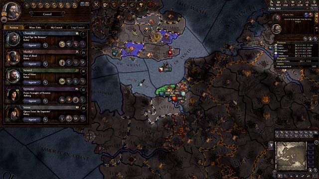 Let's Play Crusader Kings 2 Roleplay Holy Fury #186 Primogeniture Plan смотреть онлайн