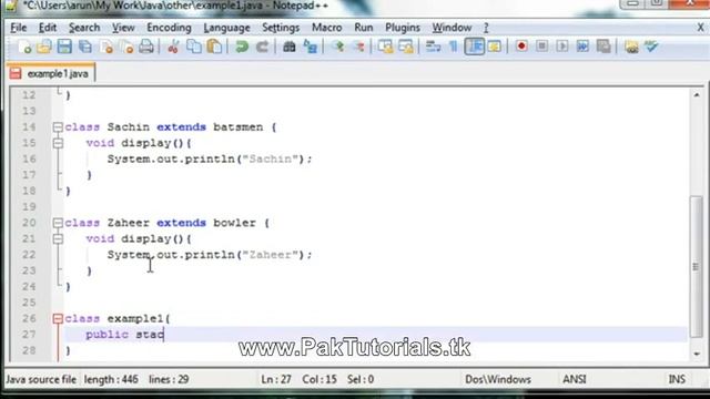 java tutorial 37 abstract class and instance of in java urdu hindi tutorial PakTutorials tk смотреть онлайн