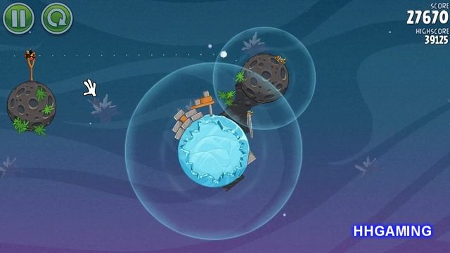 Angry Birds Space - Walkthrough 2-6 3 stars cold cuts level guide how to get three star levels смотреть онлайн