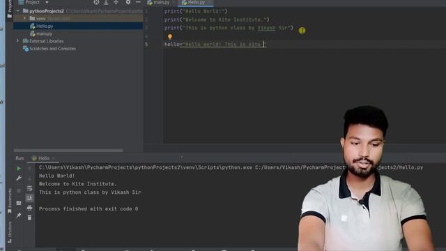 Python Hello World Program: Learn How to Print Your First Python Program Topic 3 смотреть онлайн