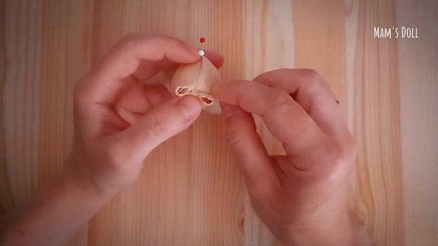 Бесплатный курс "Вальдорфская карманная кукла". Формирование головы. Обтяжка верхним трикотажем. смотреть онлайн