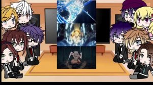 Дьявольские Возлюбленые реагируют на Наруто девушек,Незуко,TT,