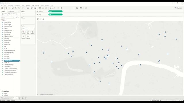 How to use Buffer Calculation in tableau for Spatial Analysis |Mapbox| Tableau Map смотреть онлайн