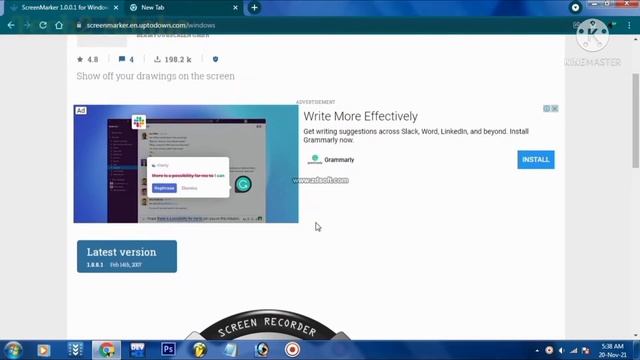 screen Drawing Screen Marker download Kaise kare for computer (Tech2 Adobe) смотреть онлайн