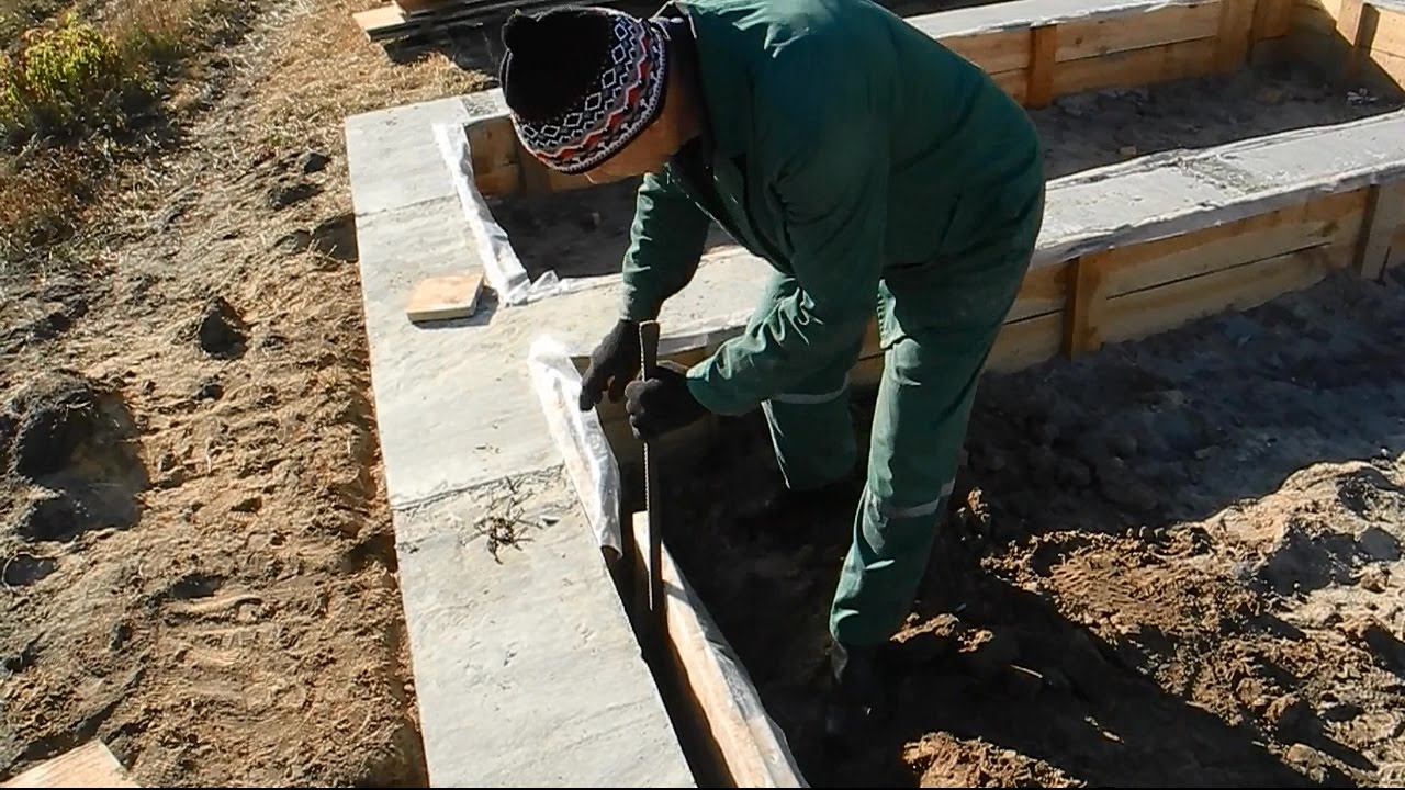 Мелкозаглубленный ленточный фундамент ч.12 смотреть онлайн