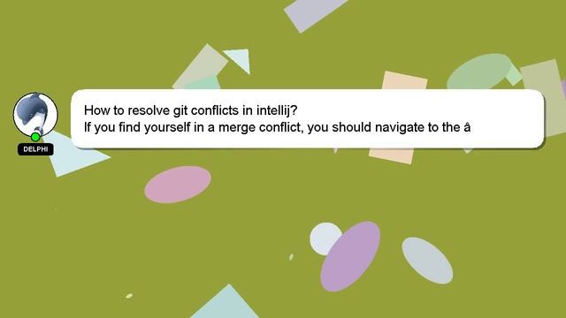 How to resolve git conflicts in intellij? смотреть онлайн