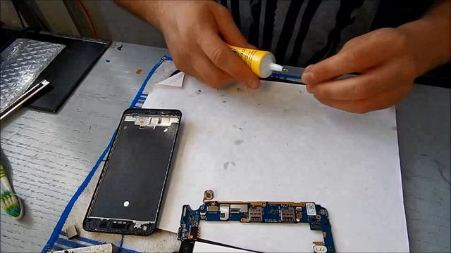 Huawei Y5 II (CUN-U29) - Восстановления после воды. смотреть онлайн
