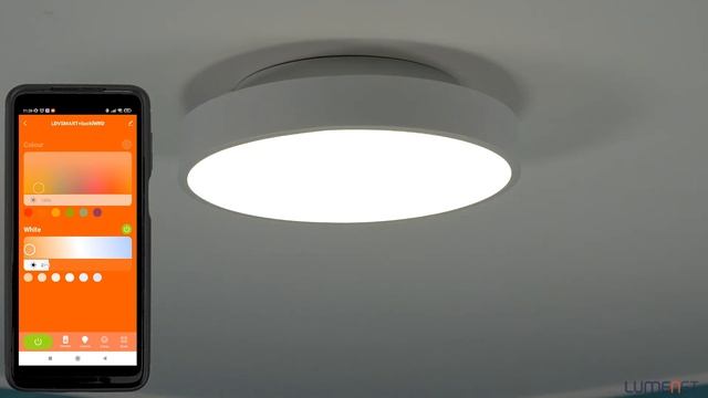 Ledvance Smart+ WIFI Orbis Round Square LED ceiling lamp 35cm, RGBW, white смотреть онлайн