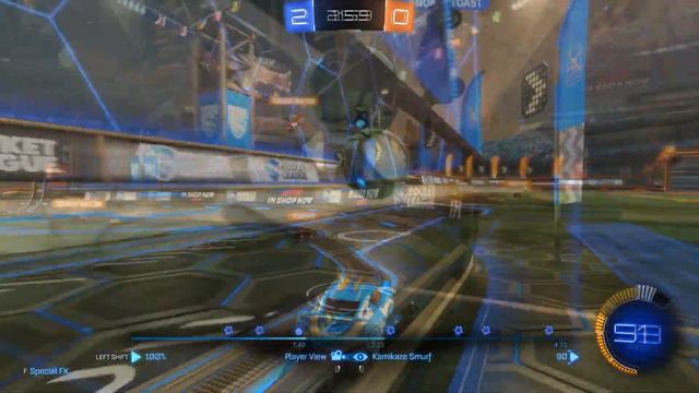 Rocket League - Kamikaze Smurf out for a lazy drive... смотреть онлайн
