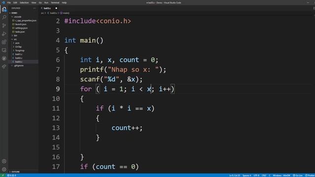 [Nhập môn lập trình] COM108 Lab 4 Bài 3: KIỂM TRA SỐ CHÍNH PHƯƠNG (Source Code Download) ✔ смотреть онлайн