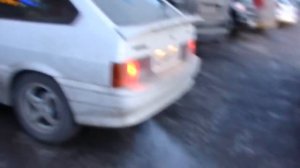 Басовый прямоточный глушитель BOSAL от SAAB 9000 Turbo на ВАЗ 2113