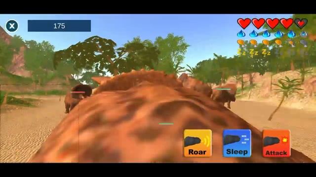 Dinosaur Sim Dino Game With 20 Dinosaur Types - Tyrannosaurus Carnivore Android Gameplay смотреть онлайн