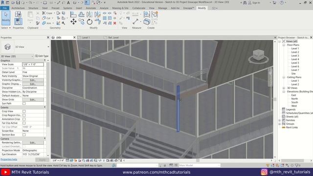 Revit+Enscape 3.3 - Exterior Render Tutorial - Workflow #15 смотреть онлайн