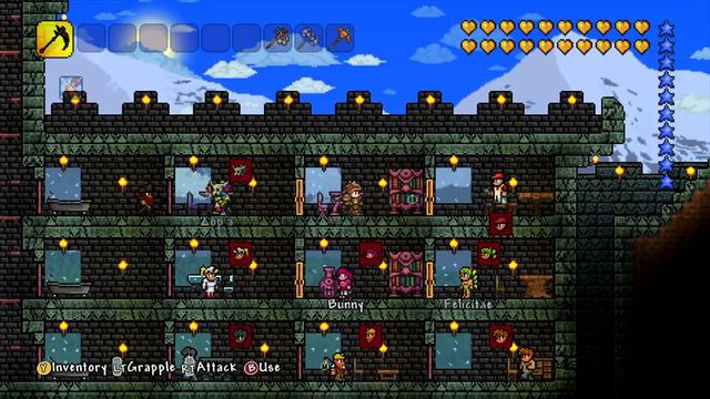 Terraria - ALL THE BOSSES смотреть онлайн
