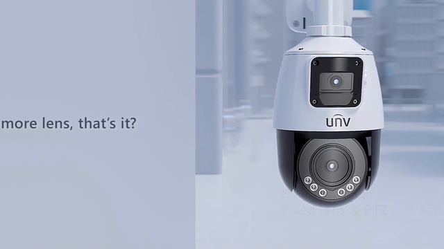 UNV Dual-lens PTZ Camera смотреть онлайн
