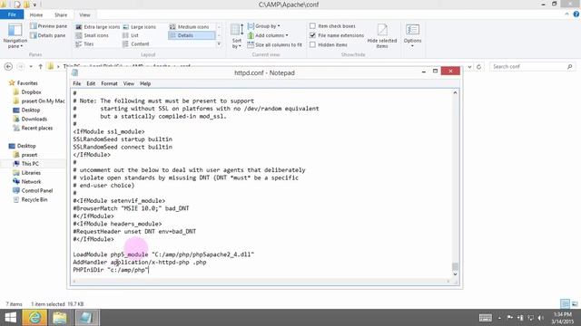 PHP: การติดตั้ง PHP เพื่อทำงานกับ Apache บน Windows 8 смотреть онлайн