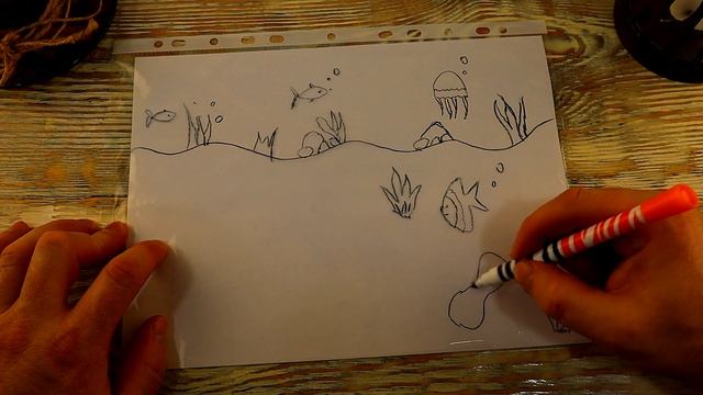 DIY Как сделать игру из бумаги / FUNNY THING YOU CAN MAKE OF PAPER Sea Animals Paper Game смотреть онлайн