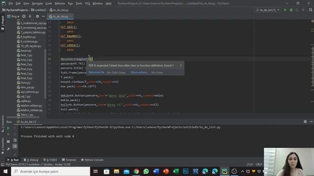 Python - Tkinter ve SQL ile Yapılacaklar Listesi смотреть онлайн