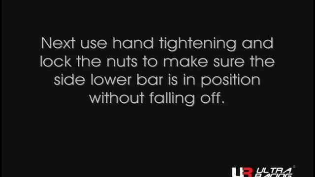 UltraRacing | Installation Guide: Proton Gen2/ Proton Persona Lower Side Bar installation смотреть онлайн