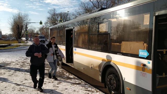 Автобус ЛиАЗ-5292.65-03 остановка Горгаз (Дмитров) 16.11.2022 смотреть онлайн