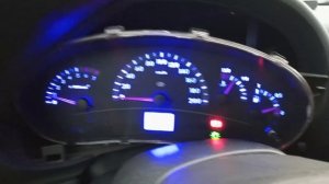 Завершение замены ламп на приборной панели калина 1 поколения.