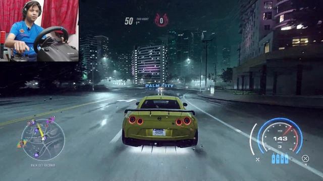 FINALLY PURCHASED NISSAN GTR (GODZILLA ) | NEED FOR SPEED HEAT HINDI | STEERING WHEEL GAMEPLAY смотреть онлайн
