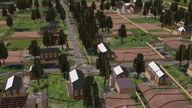 Цифровая трехмерная модель местности, построенная по данным аэрофотосъемки беспилотником eBee смотреть онлайн