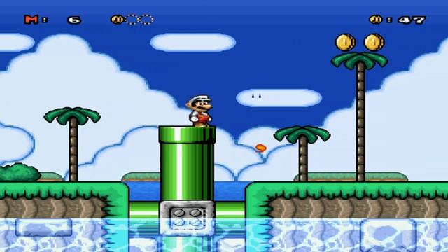 Прохождение Mario Game (SMW Hack) Часть 1