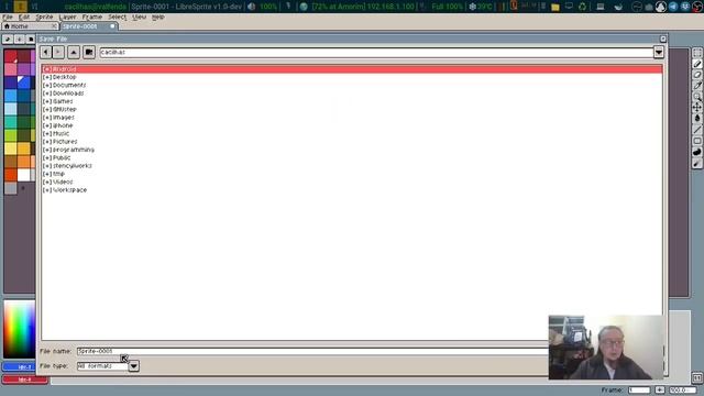 Creating the Pong actors with LibreSprite смотреть онлайн