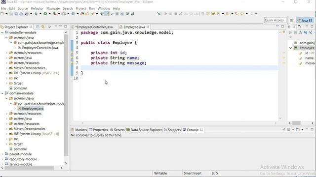SPRING BOOT MULTI MODULE PROJECT смотреть онлайн
