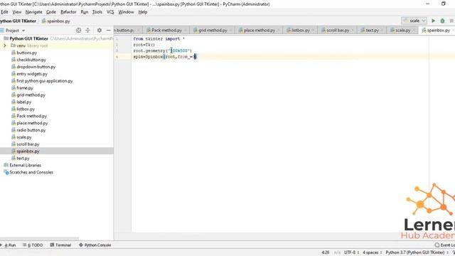 Spinboxes With TKinter - Python Tkinter GUI Tutorial | смотреть онлайн