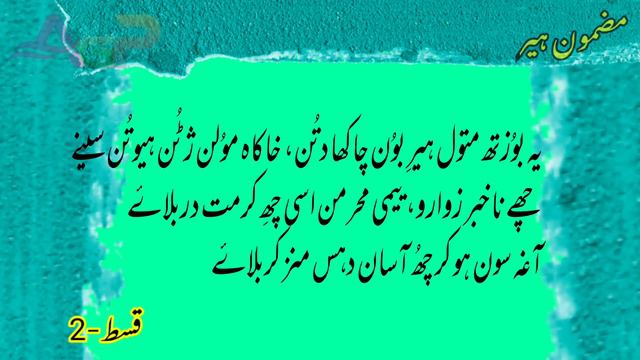 #HAER part-2#ہیر#kashmiri#marsiya #abidgowhar#tarz#tehreer смотреть онлайн