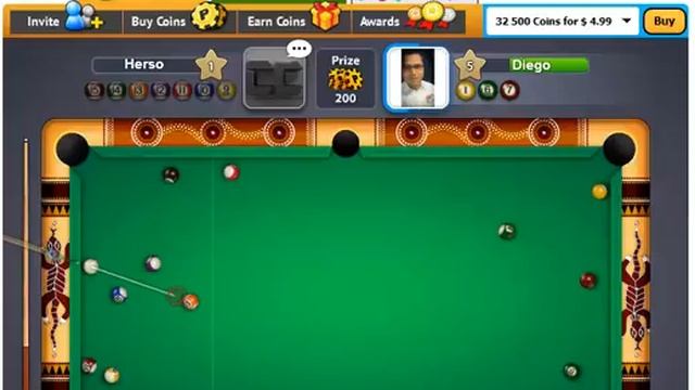 8 Ball Pool Facebook Gameplay Walkthrough Tutorial смотреть онлайн