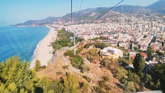 Фуникулёр Аланьи, Alanya Teleferik, Крепость Алании, Турция #турция #аланья #алания #travel