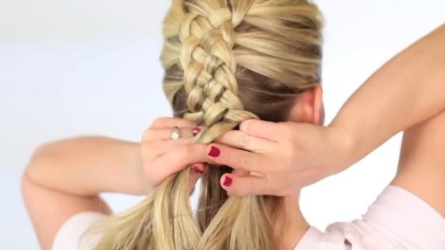 5 Strand Dutch Braid On Yourself смотреть онлайн