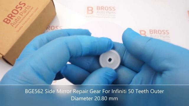 BGE562 Side Mirror Repair Gear For Infiniti 50 Teeth Outer Diameter 20.80 mm смотреть онлайн