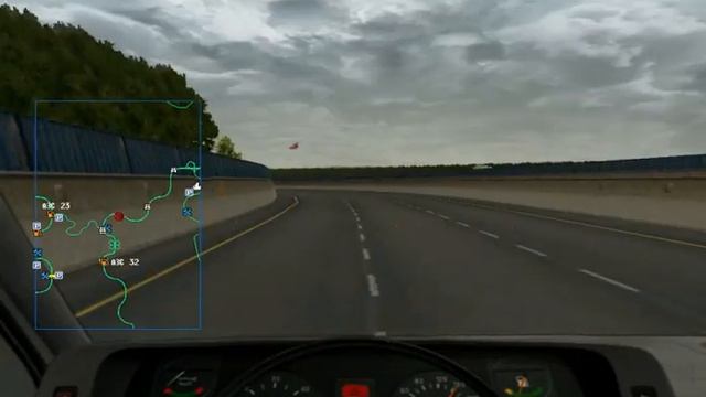 Прохождение Дальнобойщики 2 #14. Горный - Приозерск. Про гоночную трассу смотреть онлайн