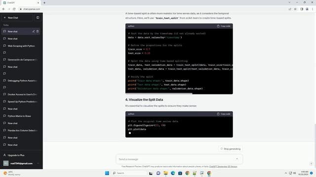 Split time series data into Train Test and Valid sets in Python смотреть онлайн