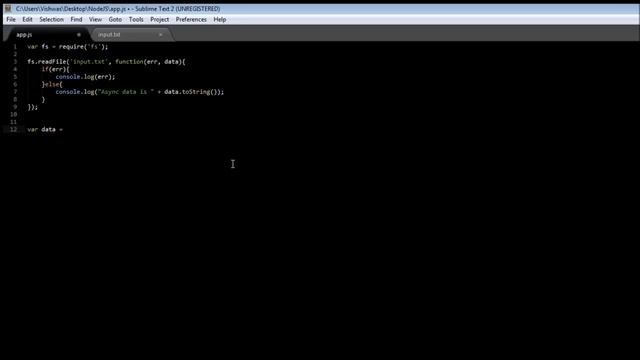 Node js Tutorial for Beginners - 8 - fs module смотреть онлайн