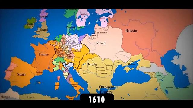 *Изменение границ Европы за последнее тысячелетие* смотреть онлайн