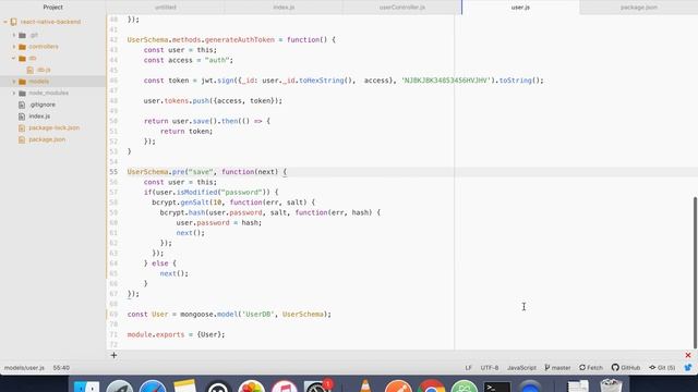 Part 4 - React native Backend: Hash Password with Bcrypt смотреть онлайн