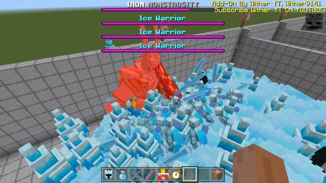 100 ICE WARRIOR vs ALL GOLEMS BOSSES in Minecraft | Mob Battle смотреть онлайн