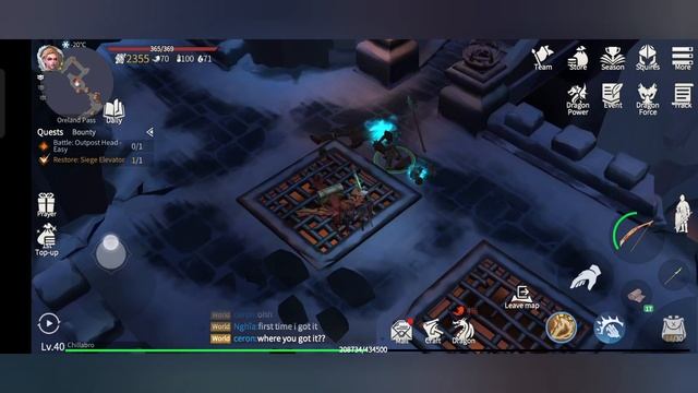 Restore Siege Elevator at Oreland Pass (Level 40) - Dusk of Dragons Survivors смотреть онлайн