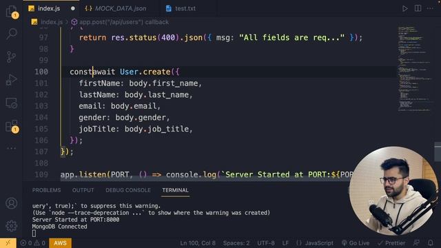 Connecting NodeJS with MongoDB | Mongoose + Express смотреть онлайн